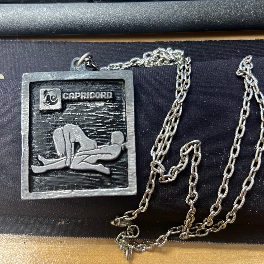 Vintage Capricorn Necklace